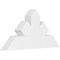 Ekena Millwork Saratoga Architectural Grade PVC Gable Bracket, 36"W x 18"H x 4"D x 6"F, 12/12 Pitch GBP036X18X0406SAR00 - alternate 1